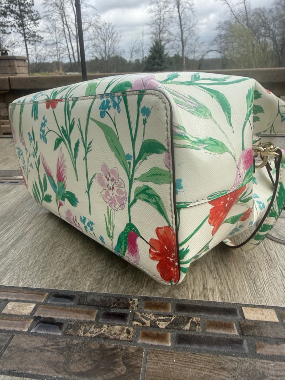EUC Kate Spade Laurel Way Evangelie limited-edition
Hummingbird Floral Bag - Picture 7 of 10